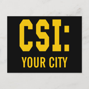 Cartão Postal Produtos CSI PERSONALIZÁVEIS