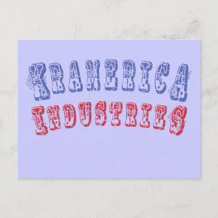 Cartão Postal Produtos das indústrias Kramerica