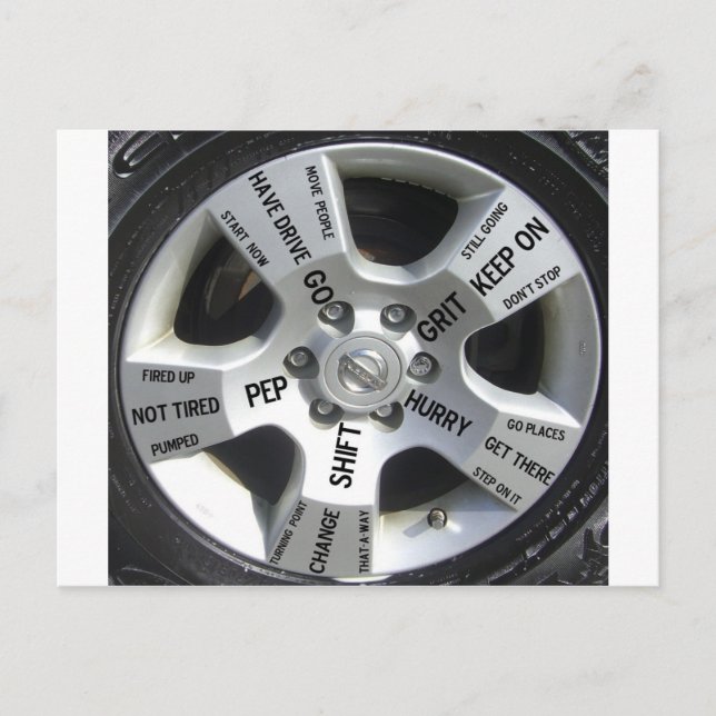 Cartão Postal Produtos de orçamento para veículos (Frente)