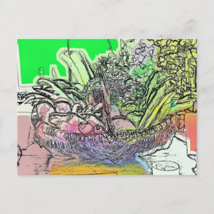 CARTÃO POSTAL PRODUTOS HORTÍCOLAS