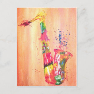 Cartão Postal Produtos saxofônicos