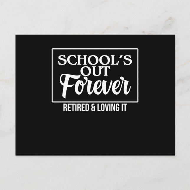 Cartão Postal Professor aposentado Ensino Ensino Ensino Estudios (Frente)