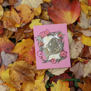 Cartão Postal Professor de Banda de Corno de Banda francês