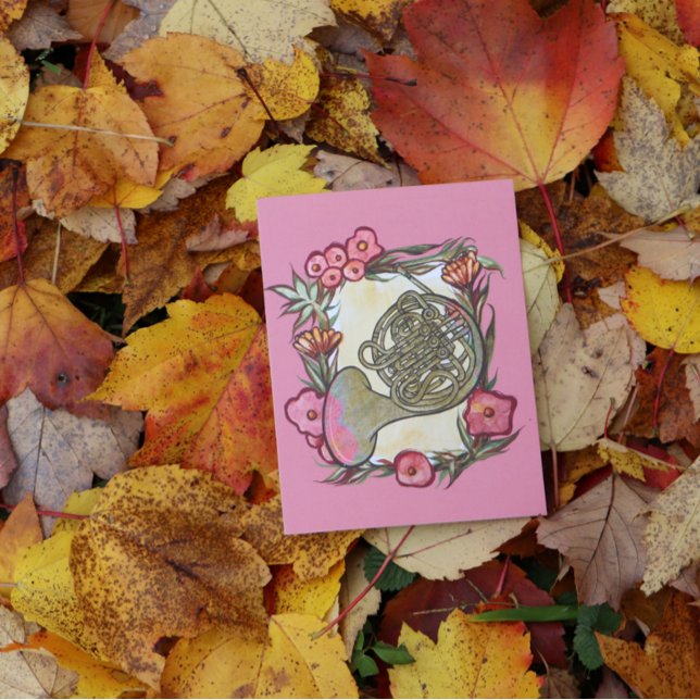 Cartão Postal Professor de banda de trompa francesa Acampamento  (Criador carregado)