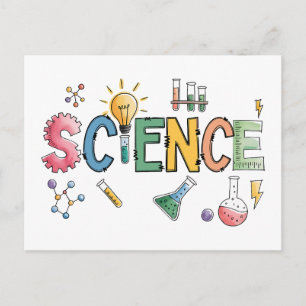 Cartão Postal Professor de Ciências