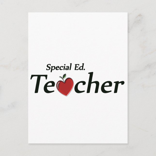 Cartão Postal Professor de Educação Especial (Frente)