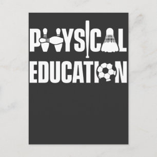 Cartão Postal Professor de Educação Física Futebol de Basquet