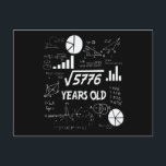 Cartão Postal Professor de Matemática de 75 Anos de Idade, Domin<br><div class="desc">Design de aniversário Para qualquer um que seja o horóscopo dizer difícil e entubado,  mas vale totalmente a pena.Vista-o com orgulho no trabalho,  academia perfeita para combinar com shorts,  leggings ou jeans para uma aparência casual,  mas tenra</div>