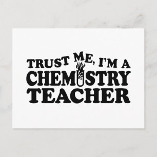Cartão Postal Professor de Química