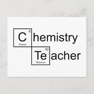 Cartão Postal Professor de Química