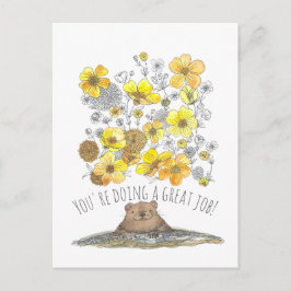 Cartão Postal Professor de Trabalho de excelente