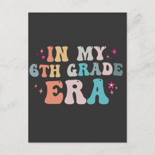 Cartão Postal Professor Divertido de Volta às Aulas na Minha Era