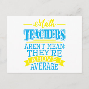 Cartão Postal Professores de matemática não são malvados, est