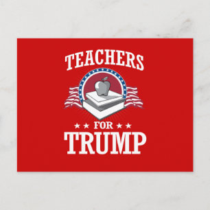 CARTÃO POSTAL PROFESSORES DE TRUMP