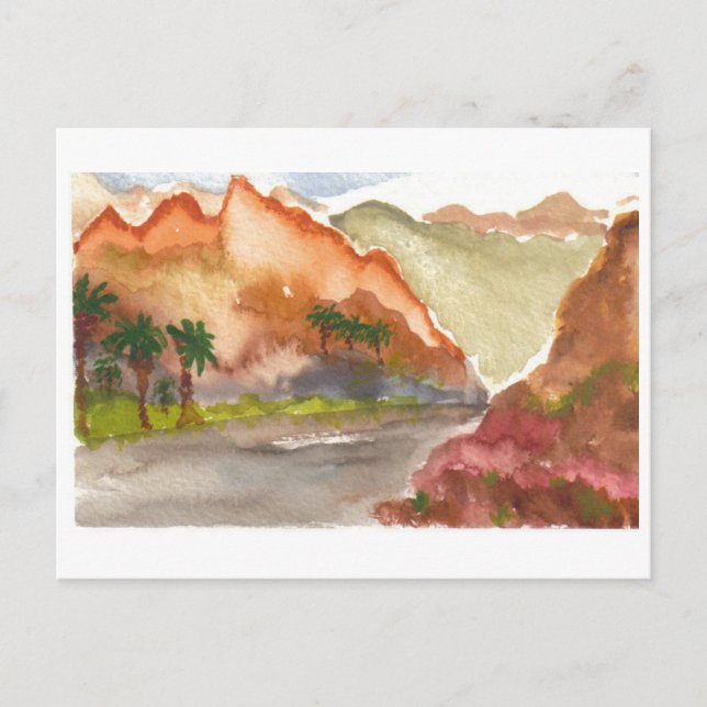 Cartão Postal Profundo no Deserto (Frente)