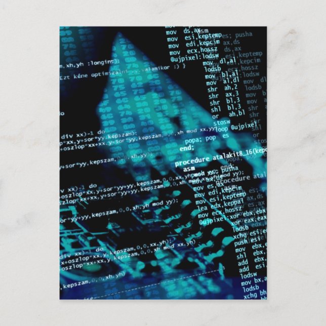 Cartão Postal Programação de computador (Frente)