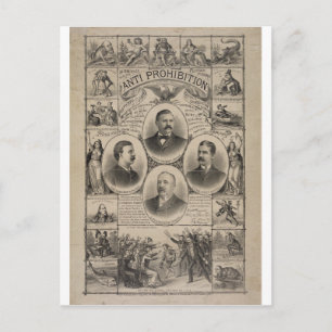 Cartão Postal Proibição por Kurz & Allison (1888)