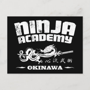 Cartão Postal Projeto de Matar da Academia Ninja Okinawa