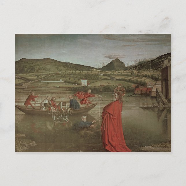 Cartão Postal Projeto milagroso de peixes (Frente)