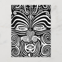Projeto tribal maori antigo do tatuagem de Moko