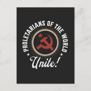 Cartão Postal Proletarians of the World Unite!