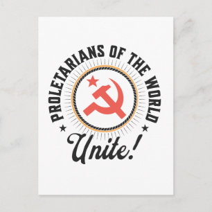 Cartão Postal Proletarians of the World Unite!