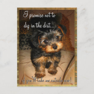 Cartão Postal Prometo Cartão-postal personalizável