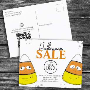 Cartão Postal Promocional de logotipo comercial do Halloween - K