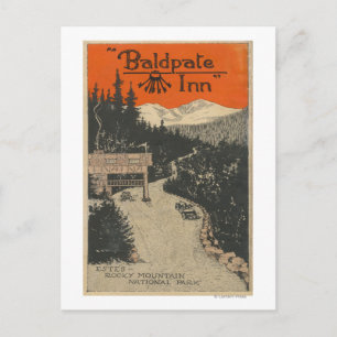 Cartão Postal Promocional de Poster de Entrada Baldpate # 1