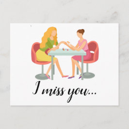 Cartão Postal Promocional de rereserva de tecnologia/esteticista