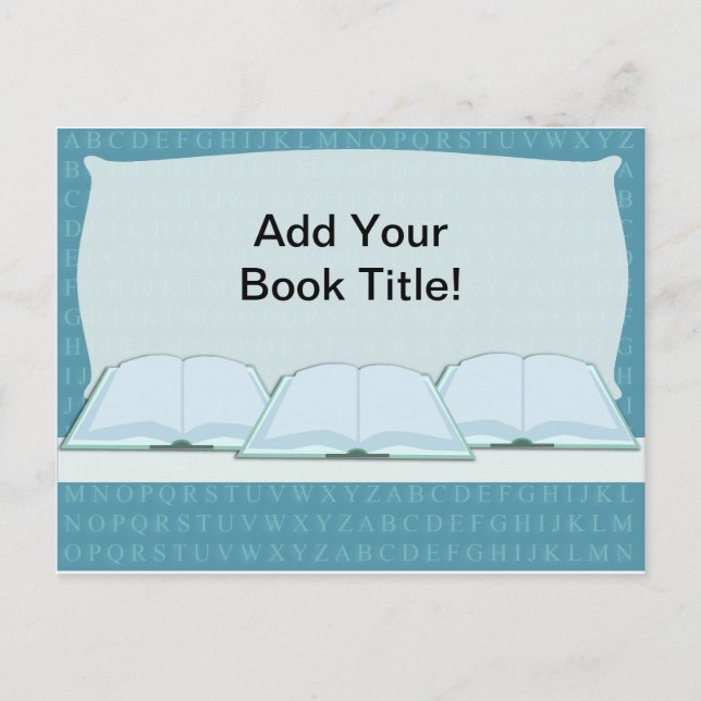 Cartão Postal Promova o título de adição do seu livro aqui (Frente)