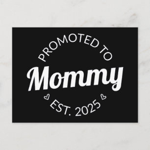 Cartão Postal Promovida a Mamãe Est. 2025 I