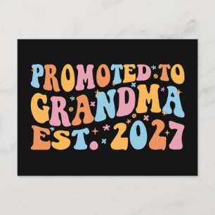 Cartão Postal Promovida Para Avó Est 2027 Nova Nana