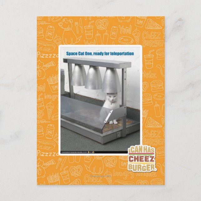 Cartão Postal Pronto para o teletransporte (Frente)