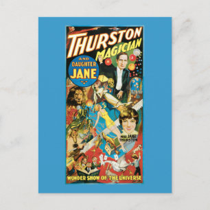 Cartão Postal Propaganda de Thurston e Daughn Jane Magistro