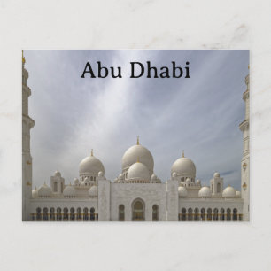 Cartão Postal Propaganda Turística de Viagem Antiga de Abu Dhabi