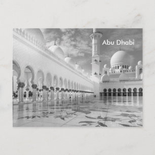 Cartão Postal Propaganda Turística de Viagem Antiga de Abu Dhabi