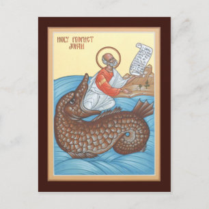 Cartão Postal Prophet Jonah Prayer Card