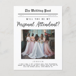 Cartão Postal Proposta de Atendedor Pessoal, Jornal Elegante