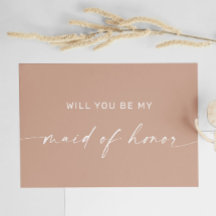 Proposta de Dama de Honra Minimalista Moderna Rosa