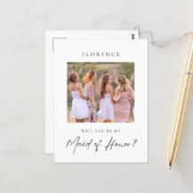 Proposta de Madrinha de casamento de Fotografias P