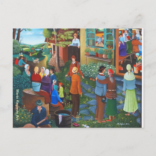 Cartão Postal Proposta, Mario Keglevic Art (Frente)