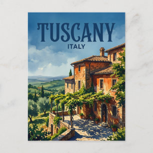 Cartão Postal Propriedade de Vila Toscana Histórica Itália