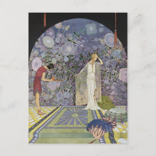 Cartão Postal Proserpina no Palácio de Plutão