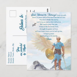 Cartão Postal Proteção Moderna do Arcanjo São Miguel