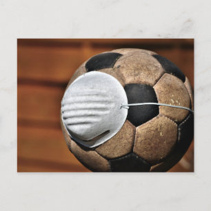Cartão Postal Proteção Respiratória Do Futebol