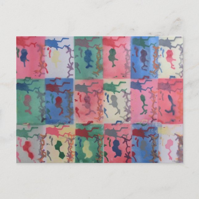 Cartão Postal Proteína Flexível & Ligantes - Opção 2 (Frente)