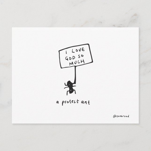 cartão postal protestante (Frente)