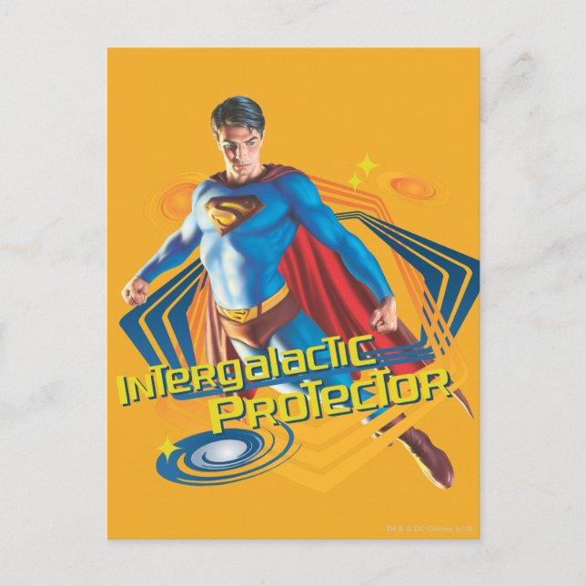 Cartão Postal Protetor Intergaláctico Superman (Frente)