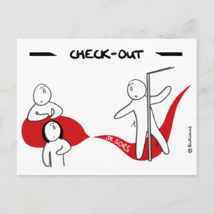 Cartão Postal Protocolo Carte Core : Check-out